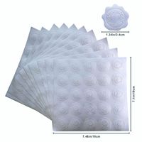 Étiquettes autocollantes en vinyle imperméable personnalisées, dorées brillantes, gaufrées, circulaires, pour cadeaux et artisanat