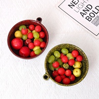 ESTICK Elegante, in de oven afgewerkte keramische groentewasbak met vortex-stijl automatische reiniging, Scandinavisch minimalistisch design, geschikt voor fruit.