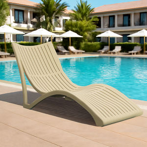 Chaise longue de plage en <span class=keywords><strong>plastique</strong></span> très vendue, durable, imperméable, protection solaire, chaise longue de <span class=keywords><strong>piscine</strong></span> d'extérieur - Product Image 1