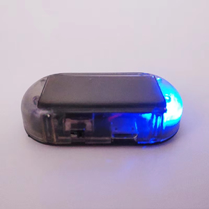 Auto-Alarmleuchte mit Solarbetrieb, Simulierter Täuschalarm, Diebstahlschutz-LED-Blinklicht mit USB-Anschluss - Product Image 3