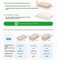 Lit gonflable de camping extérieur personnalisable, matelas de couchage gonflable automatique portable pour le camping de nuit, fabricant OEM