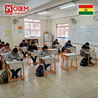 MINYI BAND Bolivia Ensemble de mobilier scolaire : Bureau d'étude, Table Scolaire, Bureau de classe et Ensemble table-chaise pour étudiant