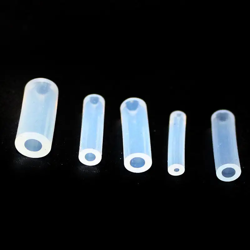 Tube de tube de silicone noir de prix raisonnable d'OEM d'usine pour le tube de silicone led de la graisse 3d de silicone
