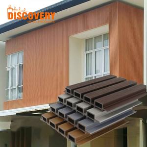 Revestimiento de Pared Exterior de PVC WPC Impermeable, Ignífugo, Ecológico y Resistente a la Humedad, Diseño Moderno, <span class=keywords><strong>219</strong></span>*26mm, Acanalado, para Oficina/Escuela - Product Image 3