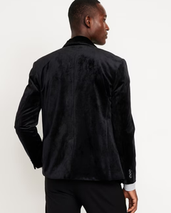 Service OEM Veste de costume pour homme en velours 100% coton à simple boutonnage, style britannique, col cranté, anti-froissement, personnalisable - Product Image 2