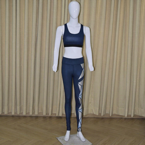 <b>Women</b> Geometric Print Mid Waist Yoga <b>Leggings</b> Seamless Quick Dry Spandex Activewear Gym Running Fitness Casual <b>Compression</b> Pants - Product Image 1