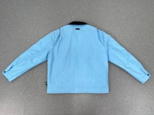 جاكيت رجالي من الدنيم المغسول بتصميم عتيق، قصة ضيقة، نمط عملي، سحاب، مقاوم للرياح، قابل للتنفس، مناسب للخريف، قطن 100٪ - Product Image 2