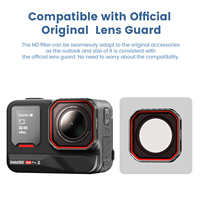 Ensemble de filtres étanches AMagisn pour Insta360 AcePro2, filtre en verre optique ND8/16/32 à densité neutre et filtre polarisant CPL