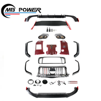 Widestar Rocket G900 kit complet de carrosserie en carbone sec pour G-Wagon classe G W463A W464 B700 B800 B900 2018 ~ 2021spoiler et capot moteur
