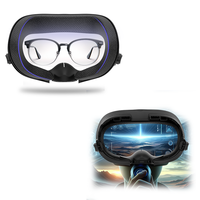 Pour Quest 3 Interface faciale 6-en-1 Set Masque en cuir PU léger Coussin en soie de glace Large vue Lunettes-Support réglable convivial