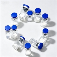 Expédition rapide, poudre lyophilisée GHK-Cu, peptide de cuivre bleu économique, peptide de haute pureté, matières premières cosmétiques