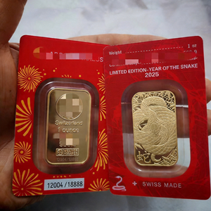 Barras <span class=keywords><strong>de</strong></span> <span class=keywords><strong>Oro</strong></span> en Empaque Sellado No Magnético, Lingotes <span class=keywords><strong>de</strong></span> <span class=keywords><strong>Oro</strong></span> <span class=keywords><strong>de</strong></span> Suiza <span class=keywords><strong>de</strong></span> 1oz 5g 10g 20g 31g 50g 100g, Barras <span class=keywords><strong>de</strong></span> <span class=keywords><strong>Oro</strong></span> Chapadas en <span class=keywords><strong>Oro</strong></span> - Product Image 3