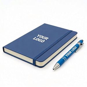 Wholesale Logo Printed <b>A5</b> A6 Elastic Strap Promo Business Gift Diary <b>Notepad</b> Note Book Pu Leather Notebook Custom Gifts - Product Image 1