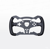 Volant de course Sim en fibre de carbone personnalisé OEM pour contrôleur de jeu de voiture Volant de course en fibre de carbone