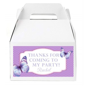 Decoración de fiesta de cumpleaños de boda impresa personalizada, dulces, regalo <span class=keywords><strong>para</strong></span> niños, embalaje de papel, recuerdo de Baby Shower, caja Gable - Product Image 2