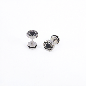 G-Dragon Style Round Titanium Steel Stud Earrings Direct Factory Sale Halt Res Ear Jewelry Boucles D'oreilles Cor En - Product Image 5