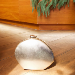 Euro-American Cross-Border Golden High-End Handmade PU Woven Polyester Metallic Design <b>Clutch</b> Crossbody Bag Tanjing - Product Image 3