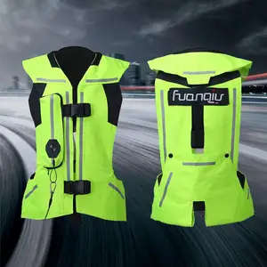 CE Approved Waterproof Durable Reflective Tapes Air Bag Waistcoat Moto Motorbike Gilet Airbag Vest