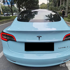 Vinilo Brillante Azul Claro para Envolver Autos, Rollo de Vinilo Adhesivo, Papel Autoadhesivo, Película para Envolver - Product Image 1