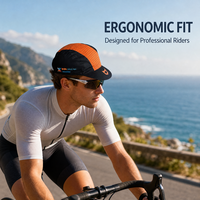 Casquette de cyclisme personnalisée avec logo pour hommes et femmes, respirante, anti-humidité, séchage rapide, pour la course en extérieur et le vélo
