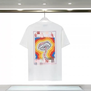 <span class=keywords><strong>T</strong></span>-<span class=keywords><strong>shirt</strong></span> <span class=keywords><strong>bianca</strong></span> da uomo in cotone 100% stampato, maglietta casual con grafica, top estivo a maniche corte, <span class=keywords><strong>t</strong></span>-<span class=keywords><strong>shirt</strong></span> da uomo. - Product Image 4