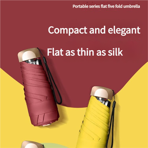 Parapluie de poche en gros, ultraléger, protection UV, pliable, compact, haute densité, pour soleil et pluie, exportation en gros, depots - Product Image 3