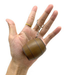Jouet en mousse PU souple anti-stress en forme de baril, personnalisable avec logo, <span class=keywords><strong>pour</strong></span> promotion, porte-clés, simulation de console de <span class=keywords><strong>jeu</strong></span> - Product Image 1