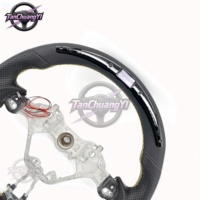 Volant de voiture en fibre de carbone avec LED, vente chaude, pour Toyota 86 Brz 2017-2019