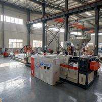 Système de recyclage des déchets plastiques, extrudeuse à double étage, découpe sous-marine, ligne de granulation PP/PE, machine de granulation pour le recyclage