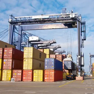 항구 RTG 크레인 고무 타이어 40 톤 50 톤 60 톤 스트래들 캐리어 컨테이너 크레인 판매