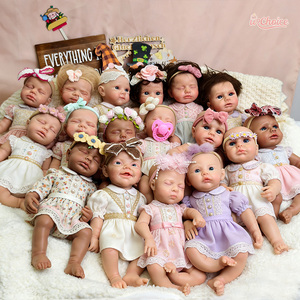 Poupée Bébé en Silicone OEM 30 cm Corps Entier, Poupée Reborn Réaliste en Silicone Souple, Mini Jouet Style Artisanat de Collection, Cadeau - Product Image 1