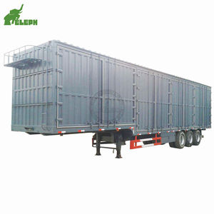Semirremolque de carga de valla de transporte de remolque de camión de furgoneta seca de alta calidad <span class=keywords><strong>con</strong></span> <span class=keywords><strong>jaula</strong></span> 07 - Product Image 5