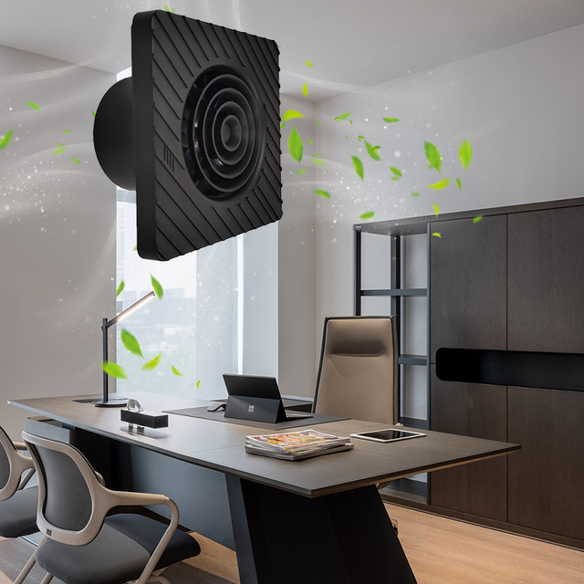 SEICOI Electric OEM/ODM Custom Kitchen Exhaust Fan Ceiling Mount 100mm Extractor Fan with Timer IPX45
