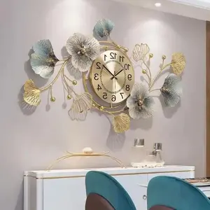 Arti del metallo per soggiorno 3D arti della parete per la casa di arti del metallo di alta qualità soggiorno orologi da parete