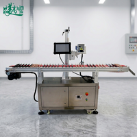 Marqueur laser UV à positionnement CCD avec convoyeur personnalisé pour l'identification de la date de production et la gravure de logos sur les crayons à sourcils