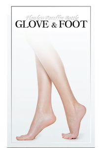 Masque exfoliant pour les pieds à la paraffine en bouteille avec traitement hydratant à la glycérine - Product Image 2