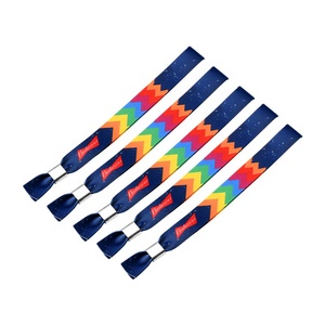 Pulsera de Poliéster Personalizada con Cierre, Pulsera Sublimada para Festivales, Regalo Promocional - Product Image 4