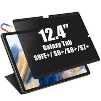 Filtre de confidentialité à adsorption magnétique haut de gamme personnalisé OEM/ODM pour tablettes Samsung Galaxy Tab 12,4 pouces, film anti-lumière bleue