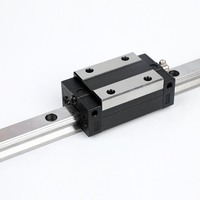 Rail de guidage linéaire CNC en acier GCr15 à billes autolubrifiantes à quatre rangées Hgh15ca, positionnement haute précision, 50mm-4000mm