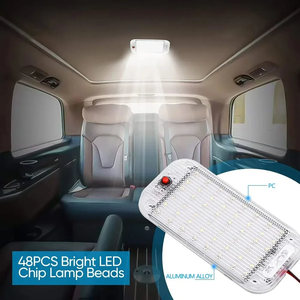 Lampe <span class=keywords><strong>de</strong></span> lecture décorative 48 LED CX05 12~85V pour coffre <span class=keywords><strong>de</strong></span> camping-car, cabine <span class=keywords><strong>de</strong></span> voiture, caravane, <span class=keywords><strong>remorque</strong></span>, camion, éclairage d'urgence - Product Image 5