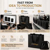 Sacs shopping en papier uni avec poignée en satin, sacs fourre-tout minimalistes et lisses, emballage simple et standard pour magasin de cadeaux