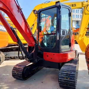 Excavadoras Usadas de Segunda Mano de 6 Toneladas, Excavadoras Hidráulicas de Cadenas Kubota KX163 KX161 KX155 KX185 de 5 y 8 Toneladas - Product Image 6
