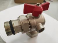 Robinet à bille 1 pouce à passage plein 16 bars avec joint PTFE fileté pour arrêt d'eau