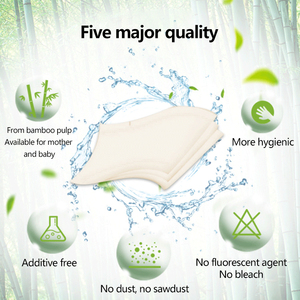 Hochwertiges, farbiges, umwelt freundliches Toiletten papier aus Bambus pulpe in natürlicher Farbe - Product Image 4