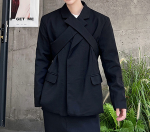 <span class=keywords><strong>Traje</strong></span> Casual de Primavera de Alta Gama para Mujer, Estilo <span class=keywords><strong>Novio</strong></span>, Diseño de Cuello Cruzado, <span class=keywords><strong>Traje</strong></span> para Mujer Minoritaria, Superventas - Product Image 5