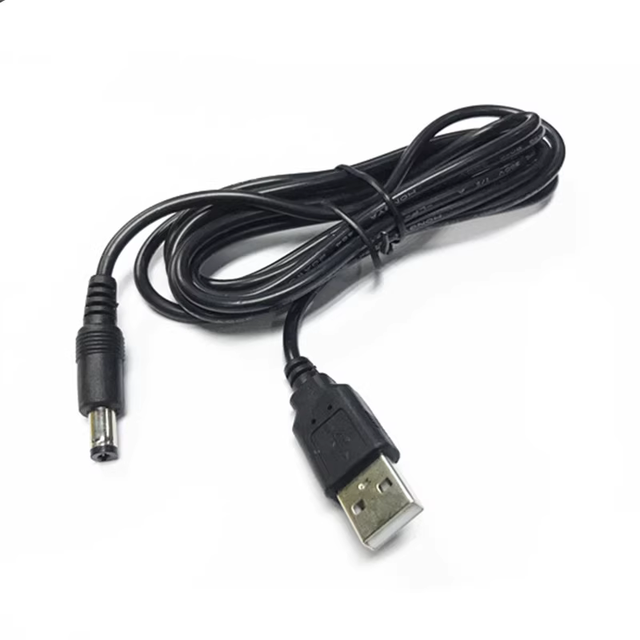 USB to DC Plug 5.5x2.1mm Power Converter Cable Cord USB 5.5mmx2.1mm DC Jack Length 60cm