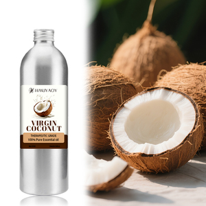 Olio di Cocco Vergine Puro al 100% Pressato a Freddo, Liquido Fresco da 1kg per Cura di Capelli e Pelle, Prodotti Naturali Antibatterici e Antivirali - Product Image 1