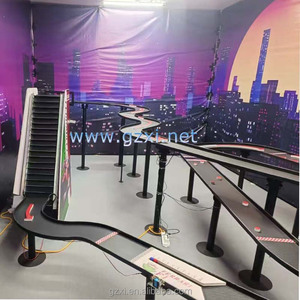 Pista Gigante Personalizzata per Biglie 3x5m - Grande Console da Gioco in Metallo per Biglie, Panca da Ginnastica, Impermeabile e Pieghevole per Simulazioni - Product Image 2
