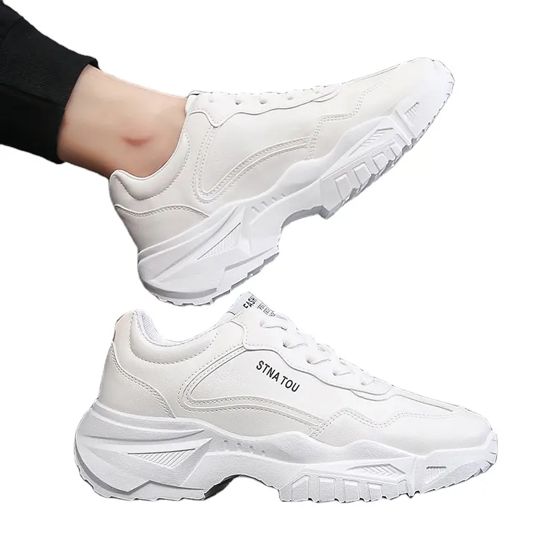 Wholesale High Quality New Sports Fashion Thick Bottom Men Casual Sneakers Shoes