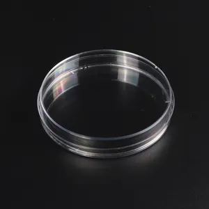 卸売ラボ用使い捨てラボ-ペトリ透明丸型プラスチック滅菌ペトリ皿細胞培養皿